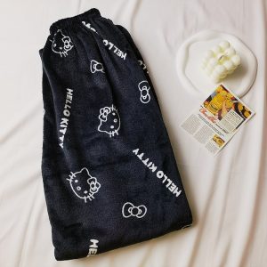 Black Hello Kitty Pajama Pants