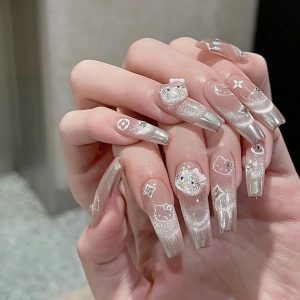 Hello Kitty Fake Nails