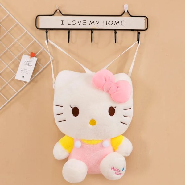 hello kitty plush backpack pink
