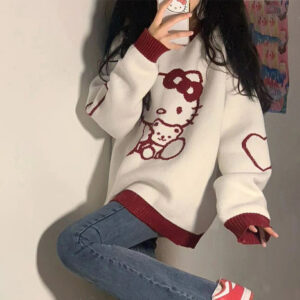Hello Kitty Knitted Sweater