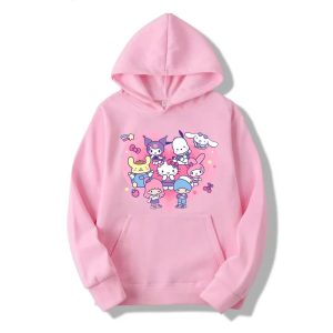 Hello Kitty and Friends Hoodie pink
