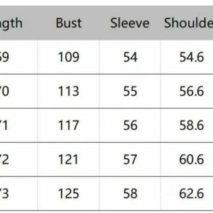 Sanrio Sweater size guide