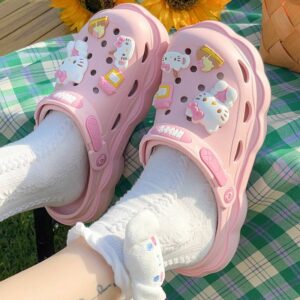 Hello Kitty Pink Crocs