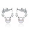 Hello Kitty Sterling Silver Earrings