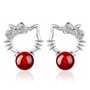 Hello Kitty Sterling Silver Earrings