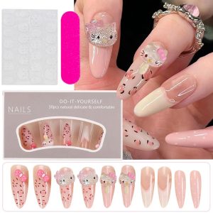 Hello Kitty Acrylic Nails