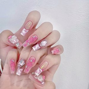 Hello Kitty Press On Nails