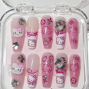 Hello Kitty Press On Nails