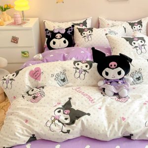 Kuromi Bedding Set