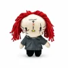 Hello Kitty plush x Trippie Redd 24 cm with twelve red dreadlocks.