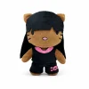 Hello Kitty plush x Nicki Minaj Style A 25 cm in black with pink accents.