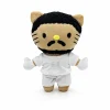 Hello Kitty plush x Drake Style B in a white sporty set with an embroidered 64.