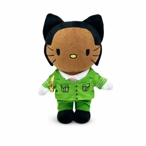 Hello Kitty plush x Tyler The Creator Chromakopia 26 cm in green overalls.