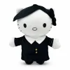 Hello Kitty plush x Wednesday 25 cm in a black velvet dress.
