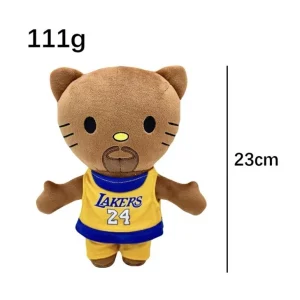Hello Kitty plush x Kobe Bryant with the embroidered number 24 for basketball fans.