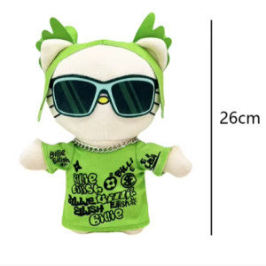 Hello Kitty plush x Billie Eilish, oversized sunglasses.