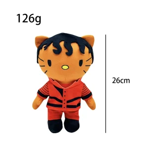 Hello Kitty plush x Michael Jackson, 26 cm King of Pop collector plush.