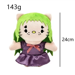 Hello Kitty plush x Melanie Martinez Portals 24 cm with lime green hair.