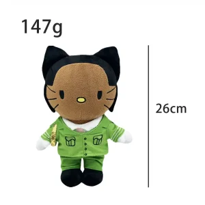 Hello Kitty plush x Tyler The Creator Chromakopia 26 cm with pointed ears.