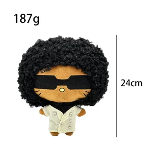 Hello Kitty plush x Brent Faiyaz Style A 24 cm with a masked face.