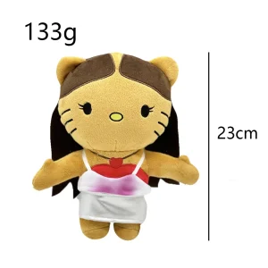 Hello Kitty plush x Olivia Rodrigo Style B, 23 cm collector plush with a heart necklace.