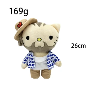 Hello Kitty plush x Bad Bunny Style B, 26 cm collector plush.