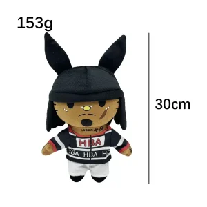 Hello Kitty plush x Playboi Carti 30 cm wearing a backwards cap.