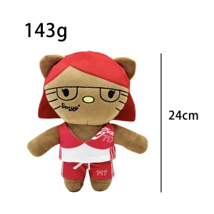 Hello Kitty plush x Sexyy Red Style A, 24 cm collector plush with a 717 jersey.