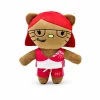 Hello Kitty plush x Sexyy Red Style A in a red durag and basketball top.