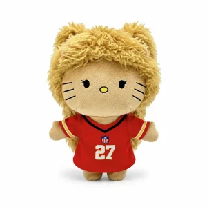 Hello Kitty plush x Taylor Swift 26 cm in a red NFL shirt.